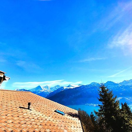 Chalet Lilo 4 Zimmer Big View Beatenberg Luaran gambar