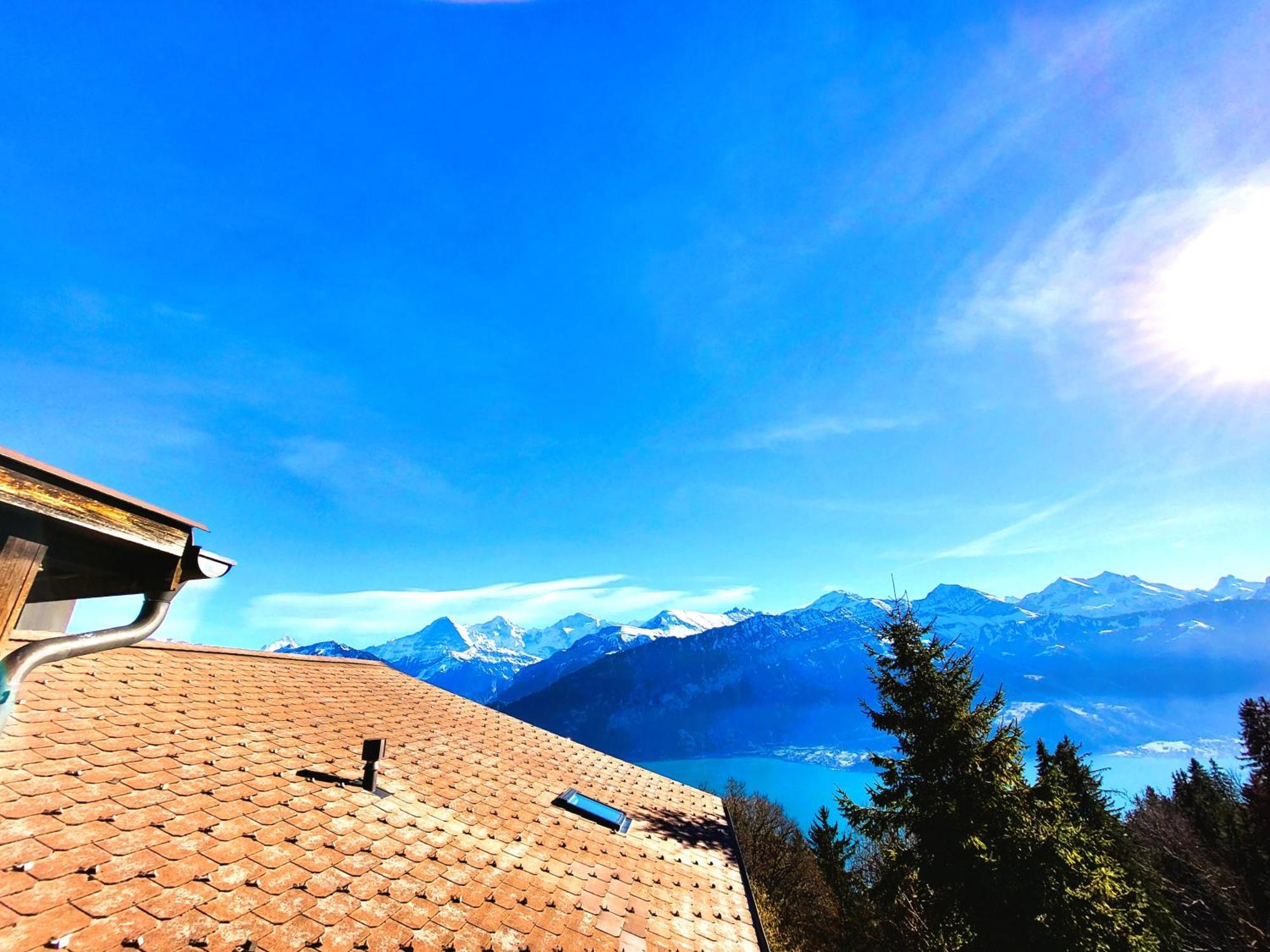 Chalet Lilo 4 Zimmer Big View Beatenberg Luaran gambar
